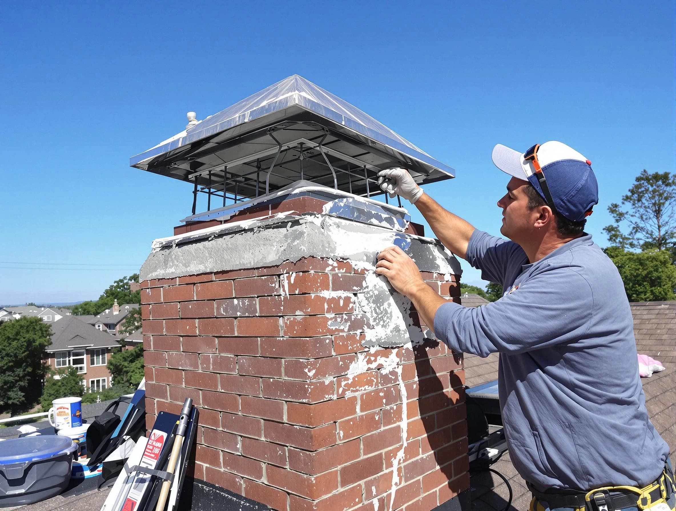 Chimney Crown Services service in Berkley, CO